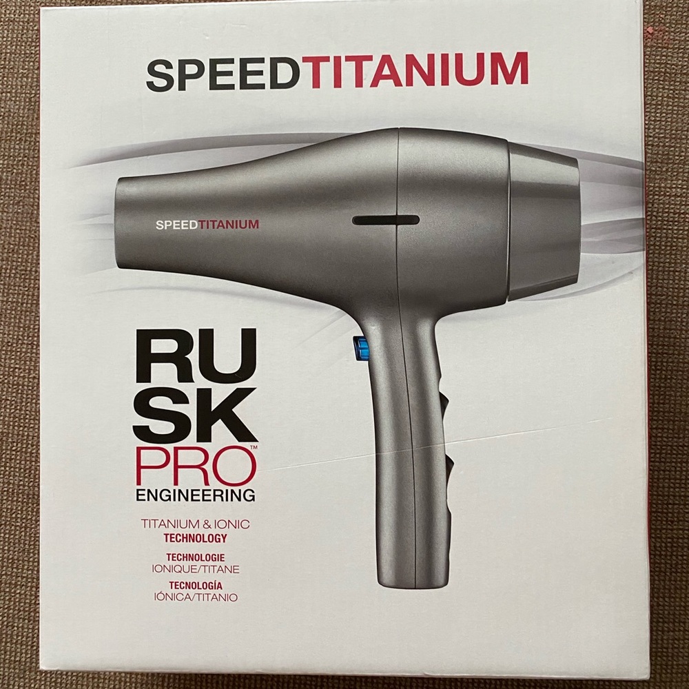 Rusk Pro Speed Titanium hair dryer